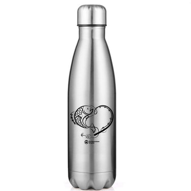 Fishing Heart' Stainless Steel Water Bottle